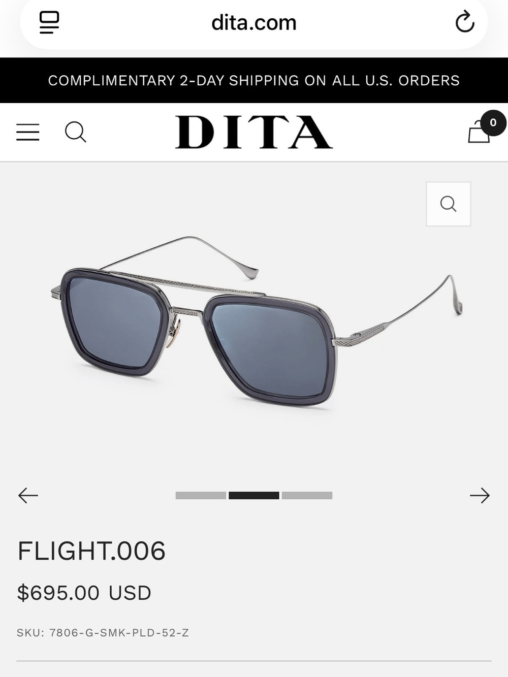 DITA Men's Flight .006 - Picture 9 of 11